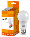 Лампа светодиодная грушевидная IEK A60 20Вт 230В 3000К E27