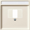 Merten System Design Бежевый Накладка розеткок для громкоговорителей/ розеток USB