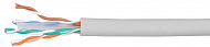 ITK Кабель связи витая пара U/UTP, кат.6 4х2х23AWG solid, PVC, 305м, серый