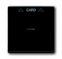 ABB Solo/Future Плата центральная накладка для механизма карточного выключателя 2025 U антрацит/чёрный