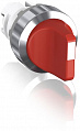 ABB Переключатель M2SS3-20R (короткая ручка) красный 2-х позиционный без подсветки с возвратом 