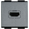 Bticino Living Light Алюминий Разъем HDMI