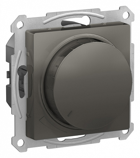 Светорегулятор (диммер) Сталь AtlasDesign поворотно-нажимной 315Вт механизм  