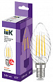 Лампа светодиодная свеча IEK CT35 витая 5Вт 230В 3000К E27 серия 360°