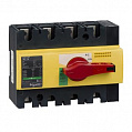 Schneder Electrc nterpact NS100 Выключатель-разъединитель модульный на Dn-рейку 4P с красной рукояткой