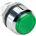 ABB Кнопка MP3-21G зеленая выступающая только корпус с подсветкой без фиксации 
