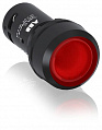 ABB Кнопка с подсветкой CP2-12R-01 красная 110-130В AC/DC с плоской клавишей с фиксацией 1НЗ 