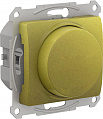Светорегулятор (диммер) Schneider Electric Glossa Фисташковый повор-нажим LED RC 315Вт механизм