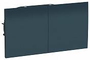 Розетка двойная с заземлением со шторками со сдвиж. крышкой Изумруд AtlasDesign 16A в сборе