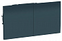 Розетка двойная с заземлением со шторками со сдвиж. крышкой Изумруд AtlasDesign 16A в сборе