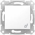 Schneider Electric Sedna Белый Выключатель 1-клавишный кнопочный с символом "Звонок" 10A