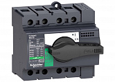 Schneder Electrc nterpact NS40 Выключатель-разъединитель модульный на Dn-рейку 4P с чёрной рукояткой