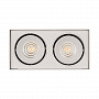 Arlight Светильник накладной квадратный SP-CUBUS-S100x200WH-2x11Вт 3000К 1600Lm Белый