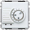 Электронный комнатный термостат релейный выход с 1 переключающим контактом 2 А, 250 В~, питание 230 В~ с датчиком теплого пола, 2 модуля Bticino LivingLight