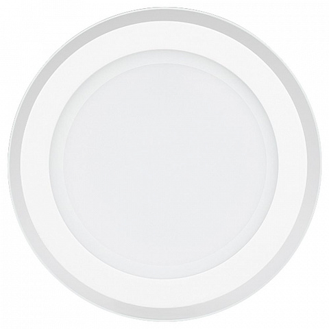 Arlight Панель стеклянная круглая LT-R200WH 16Вт 5500-6000К 1215Lm Белый