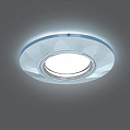 Gauss Backlight Светильник встраиваемый круг. гран. GU5,3+LED 50Вт 4100К хром 
