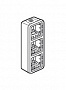 Legrand Plexo Серый Коробка монтажная 3-местная для накладного монтажа вертикальная IP55