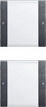 Gira System-55 Прозрачный/Антрацит Комплект клавиш с полем для надписи