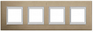 Bticino Axolute Титан Рамка прямоугольная вертикальная немецкий стандарт 2+2+2+2 мод