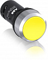 ABB Кнопка CP2-30Y-01 желтая с фиксацией 1HЗ 