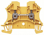 Weidmuller Клеммник проходной WDU 2.5 GE винт 2,5 мм.кв желтый