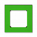 ABB Levit Рамка 1 пост зелёный / дымчатый чёрный