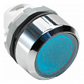 ABB Кнопка MP2-21L синяя только корпус с фиксацией с подсветкой 