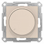 Светорегулятор (диммер) Бежевый AtlasDesign поворотно-нажимной 630Вт механизм  
