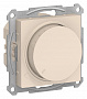 Светорегулятор (диммер) Бежевый AtlasDesign поворотно-нажимной 630Вт механизм  