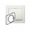 Legrand Galea Life Белый Лицевая панель для выключателей круглых / кнопочных / со шнурком