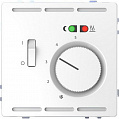 Merten D-Life Белый лотос Терморегулятор для теплого пола с центр. пл. с выкл. +4м 230В