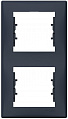 Schneider Electric Sedna Графит Рамка 2-постовая вертикальная