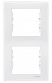 Schneider Electric Sedna Белый Рамка 2-постовая вертикальная