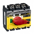 Schneder Electrc nterpact NV160 Выключатель-разъединитель, монтаж на плате 3P / с красной рукояткой