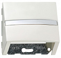 Gira S-Color Белый Накладка с опорной пластиной и полем для надписи для вставок устройств связи