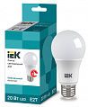 Лампа светодиодная грушевидная IEK A60 20Вт 230В 4000К E27
