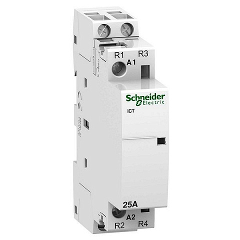 Schneider Electric Acti 9 iCT Контактор модульный 25A 230…240V 50Гц 2НЗ