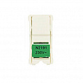 ABB NIE Zenit Блок светодиодной подсветки для 1-полюсных выключателей кнопок с зеленой маркировкой N2191 VD