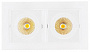 Arlight Светильник встраиваемый квадратный CL-KARDAN-S180x102-2x 6000К 1440Lm Белый