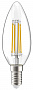Лампа светодиодная свеча IEK C35 7Вт 230В 4000К E14 серия 360°