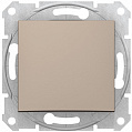 Schneider Electric Sedna Титан Выключатель 1-клавишный кнопочный 10A