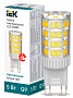 Лампа светодиодная капсульная IEK CORN 5Вт 230В 4000К керамика G9