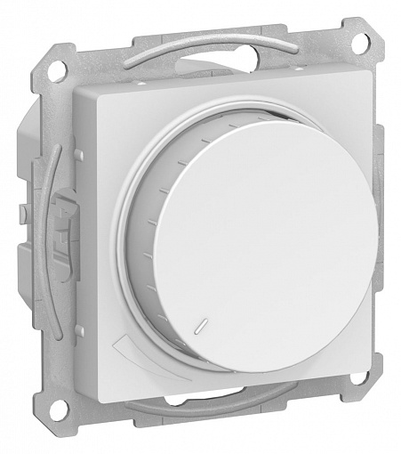 Светорегулятор (диммер) Белый AtlasDesign поворотно-нажимной 315Вт механизм  