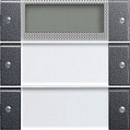 Gira System-55 Прозрачный/Антрацит Комплект клавиш Plus с полем для надписи