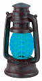 Эра Светильник садовый на солнечной батарее полистоун пластик синий 21,3 см