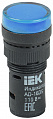 IEK Лампа AD16DS(LED)матрица d16мм синий 110В AC/DC